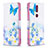 Handytasche Stand Schutzhülle Flip Leder Hülle L11 für Nokia 2.4 Hellblau