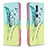 Handytasche Stand Schutzhülle Flip Leder Hülle L11 für Nokia 2.4 Minzgrün