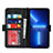 Handytasche Stand Schutzhülle Flip Leder Hülle L15 für Apple iPhone 14
