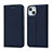 Handytasche Stand Schutzhülle Flip Leder Hülle L18 für Apple iPhone 14 Blau