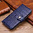 Handytasche Stand Schutzhülle Flip Leder Hülle L24 für Apple iPhone 14 Blau