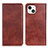 Handytasche Stand Schutzhülle Flip Leder Hülle L25 für Apple iPhone 14 Braun