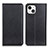 Handytasche Stand Schutzhülle Flip Leder Hülle L25 für Apple iPhone 14 Schwarz