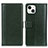 Handytasche Stand Schutzhülle Flip Leder Hülle L28 für Apple iPhone 14 Grün