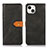 Handytasche Stand Schutzhülle Flip Leder Hülle L29 für Apple iPhone 14 Schwarz