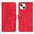 Handytasche Stand Schutzhülle Flip Leder Hülle L30 für Apple iPhone 14 Rot