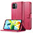 Handytasche Stand Schutzhülle Flip Leder Hülle LC2 für Xiaomi Redmi A2 Plus Pink