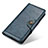 Handytasche Stand Schutzhülle Flip Leder Hülle M01L für Motorola Moto G71 5G Blau