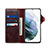 Handytasche Stand Schutzhülle Flip Leder Hülle M01T für Samsung Galaxy S22 5G