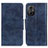 Handytasche Stand Schutzhülle Flip Leder Hülle M02L für Xiaomi Poco M4 5G Blau