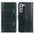 Handytasche Stand Schutzhülle Flip Leder Hülle M06L für Samsung Galaxy S21 5G Grün