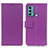 Handytasche Stand Schutzhülle Flip Leder Hülle M08L für Motorola Moto G60 Violett