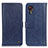 Handytasche Stand Schutzhülle Flip Leder Hülle M10L für Samsung Galaxy XCover 5 SM-G525F Blau