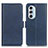 Handytasche Stand Schutzhülle Flip Leder Hülle M15L für Motorola Moto Edge X30 5G Blau