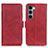 Handytasche Stand Schutzhülle Flip Leder Hülle M15L für Motorola Moto G200 5G Rot