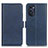 Handytasche Stand Schutzhülle Flip Leder Hülle M15L für Motorola Moto G52j 5G Blau