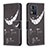 Handytasche Stand Schutzhülle Flip Leder Hülle Modisch Muster B01F für Motorola Moto E13