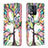 Handytasche Stand Schutzhülle Flip Leder Hülle Modisch Muster B01F für Motorola Moto E13 Grün