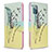 Handytasche Stand Schutzhülle Flip Leder Hülle Modisch Muster B01F für Samsung Galaxy A51 4G