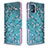 Handytasche Stand Schutzhülle Flip Leder Hülle Modisch Muster B01F für Samsung Galaxy A51 4G