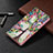 Handytasche Stand Schutzhülle Flip Leder Hülle Modisch Muster B01F für Samsung Galaxy Note 10 5G
