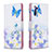 Handytasche Stand Schutzhülle Flip Leder Hülle Modisch Muster B01F für Samsung Galaxy Note 10 5G Blau