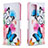 Handytasche Stand Schutzhülle Flip Leder Hülle Modisch Muster B01F für Samsung Galaxy Note 20 Ultra 5G Bunt