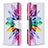 Handytasche Stand Schutzhülle Flip Leder Hülle Modisch Muster B01F für Samsung Galaxy Note 20 Ultra 5G Plusfarbig
