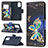 Handytasche Stand Schutzhülle Flip Leder Hülle Modisch Muster B03F für Samsung Galaxy Note 20 5G