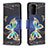 Handytasche Stand Schutzhülle Flip Leder Hülle Modisch Muster B03F für Samsung Galaxy Note 20 5G