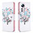 Handytasche Stand Schutzhülle Flip Leder Hülle Modisch Muster B03F für Xiaomi Mi 12S 5G Weiß