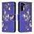 Handytasche Stand Schutzhülle Flip Leder Hülle Modisch Muster B09F für Samsung Galaxy S21 Plus 5G
