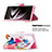 Handytasche Stand Schutzhülle Flip Leder Hülle Modisch Muster B09F für Samsung Galaxy S22 Ultra 5G