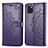 Handytasche Stand Schutzhülle Flip Leder Hülle Modisch Muster für Samsung Galaxy A81 Violett