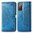 Handytasche Stand Schutzhülle Flip Leder Hülle Modisch Muster für Samsung Galaxy S20 FE (2022) 5G Blau