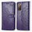 Handytasche Stand Schutzhülle Flip Leder Hülle Modisch Muster für Samsung Galaxy S20 FE (2022) 5G Violett
