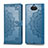 Handytasche Stand Schutzhülle Flip Leder Hülle Modisch Muster für Sony Xperia 10 Plus Blau