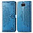 Handytasche Stand Schutzhülle Flip Leder Hülle Modisch Muster für Sony Xperia 8 Lite Blau