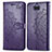 Handytasche Stand Schutzhülle Flip Leder Hülle Modisch Muster für Sony Xperia 8 Lite Violett