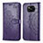 Handytasche Stand Schutzhülle Flip Leder Hülle Modisch Muster für Xiaomi Poco X3 NFC Violett