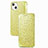 Handytasche Stand Schutzhülle Flip Leder Hülle Modisch Muster H02 für Apple iPhone 13 Mini Gelb
