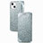 Handytasche Stand Schutzhülle Flip Leder Hülle Modisch Muster H02 für Apple iPhone 13 Silber