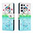 Handytasche Stand Schutzhülle Flip Leder Hülle Modisch Muster H02X für Samsung Galaxy S22 Ultra 5G