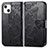Handytasche Stand Schutzhülle Flip Leder Hülle Modisch Muster H07 für Apple iPhone 13 Mini