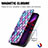 Handytasche Stand Schutzhülle Flip Leder Hülle Modisch Muster H09 für Apple iPhone 13 Mini