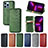 Handytasche Stand Schutzhülle Flip Leder Hülle Modisch Muster H15 für Apple iPhone 15 Pro