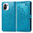 Handytasche Stand Schutzhülle Flip Leder Hülle Modisch Muster L01 für Xiaomi Mi 11 Lite 5G NE Blau