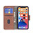 Handytasche Stand Schutzhülle Flip Leder Hülle Modisch Muster L05 für Apple iPhone 14 Braun