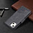 Handytasche Stand Schutzhülle Flip Leder Hülle Modisch Muster L05 für Apple iPhone 14 Schwarz