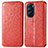 Handytasche Stand Schutzhülle Flip Leder Hülle Modisch Muster S01D für Motorola Moto Edge Plus (2022) 5G Rot
